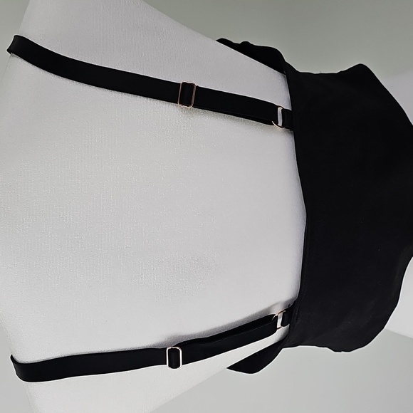 PINK Victoria's Secret XL Wireless Pushup Bra Black w Pink Interior - Picture 3 of 6